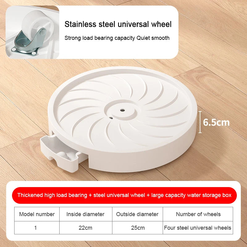 Heavy-Duty Plant Caddy with Hidden Wheels