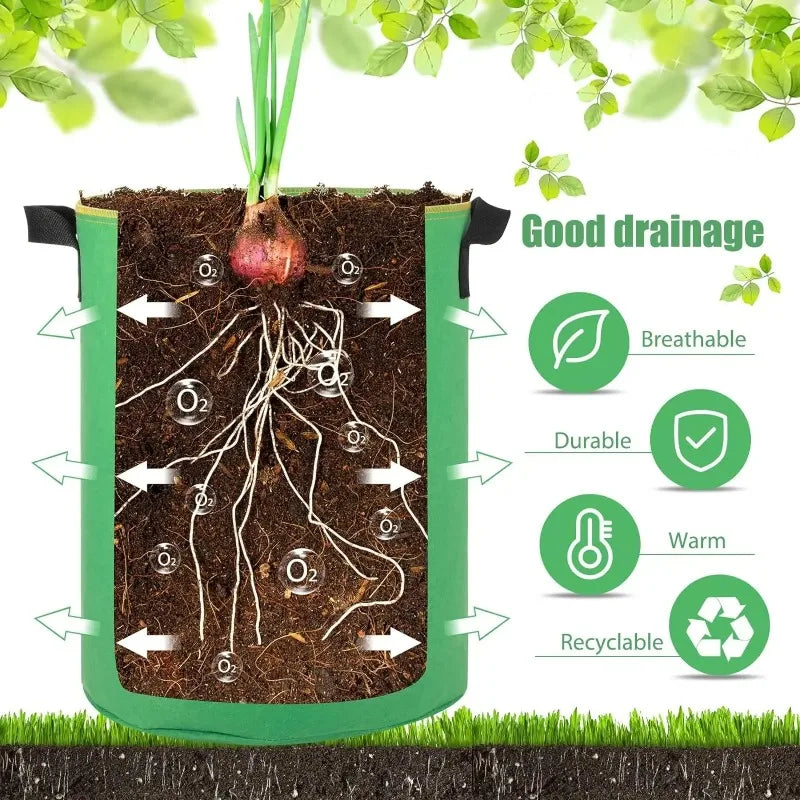Plant Grow Bags with Harvest Window
