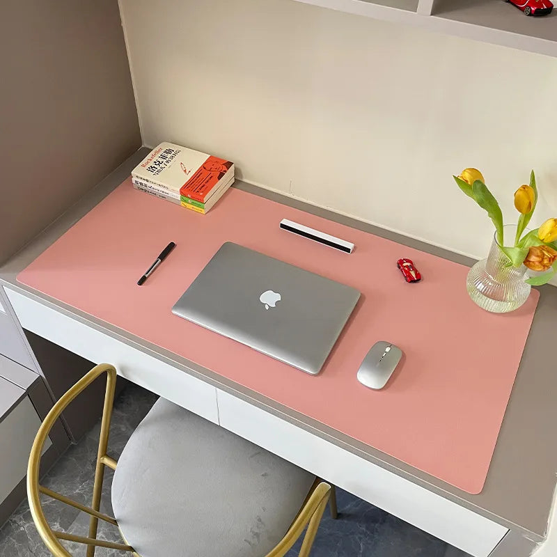 Large Waterproof Leather Desk Pad