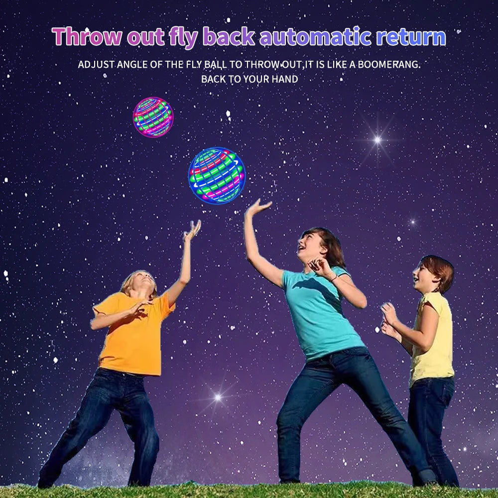 Rechargeable Floating Boomerang Flying Ball Toy