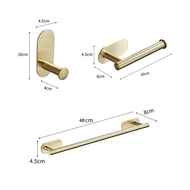 Wall Mount Stainless Steel Towel Bar