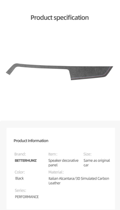 Alcantara Dashboard Trim Cover