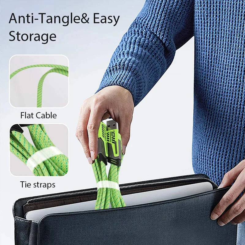 4-in-1 65W Fast Charging Multi-Port USB-C Cable