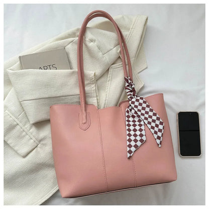 Large Capacity Faux Leather Tote Bag