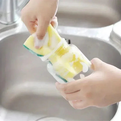 Double-Sided Kitchen Cleaning Sponge Set