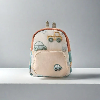 Kids Cartoon Car Backpack for Kindergarten