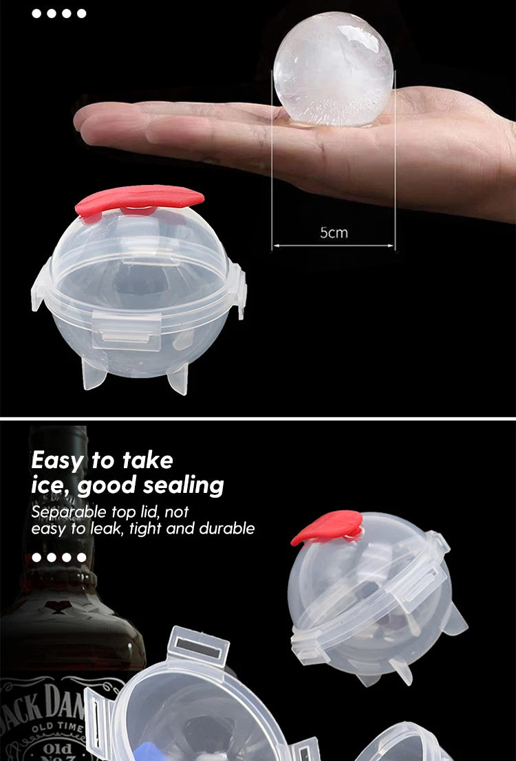Round Ice Ball Mold Set