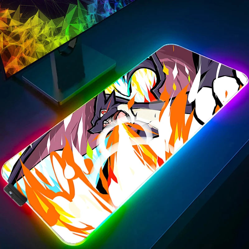 LED Backlit XXL Mouse Pad & Keyboard Mat