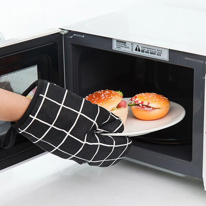 Insulated Kitchen Oven Mitts for Baking, Grilling & Cooking
