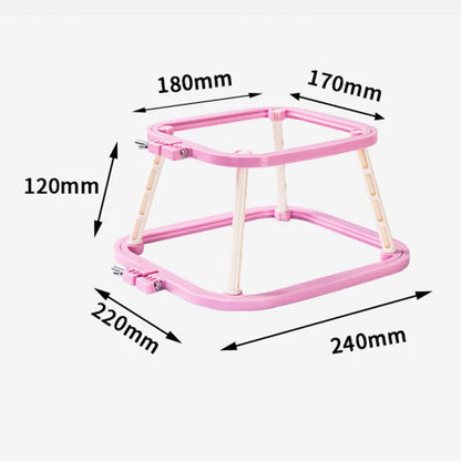 Double-Layer ABS Embroidery Hoop Frame Kit