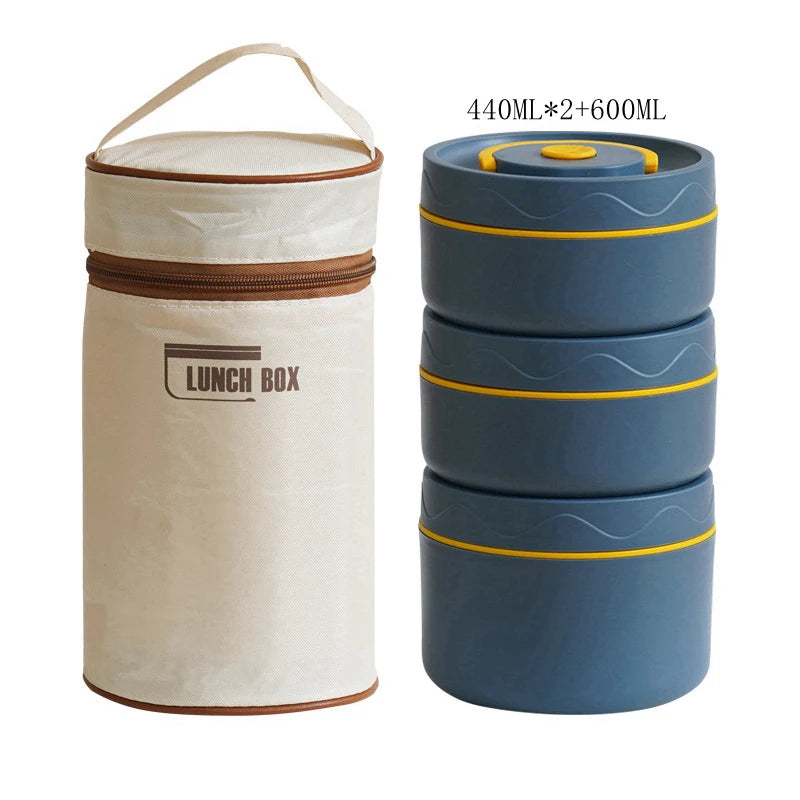 Insulated Stainless Steel Lunch Container Set