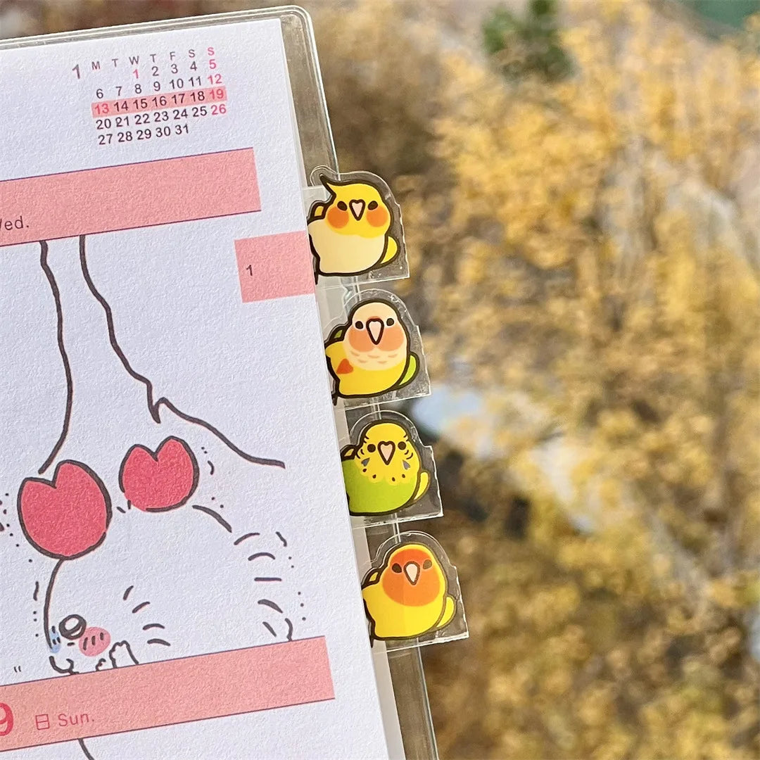 Cute Parrot Index Sticky Tabs