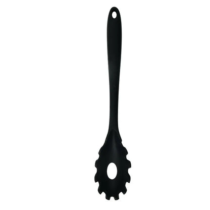 Silicone Pasta Colander Spoon with Long Handle