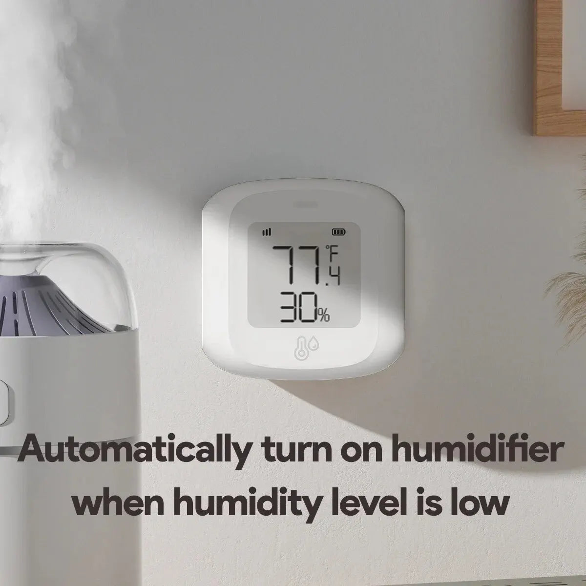 Smart WiFi & Zigbee Temperature Humidity Sensor