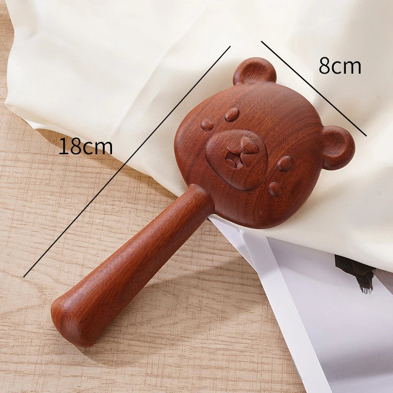 Animal Shape Sandalwood Massage Hair Comb