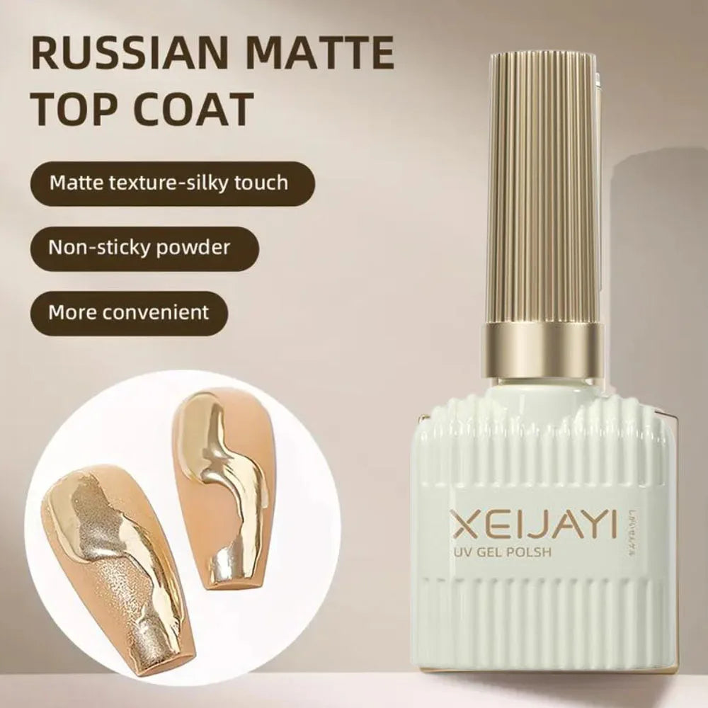 15ml Matte Rubber Top Coat Gel Polish