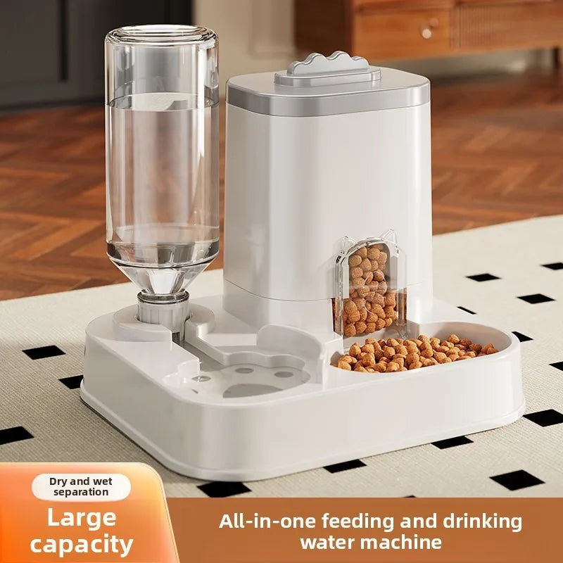 2-in-1 Automatic Pet Feeder & Water Dispenser