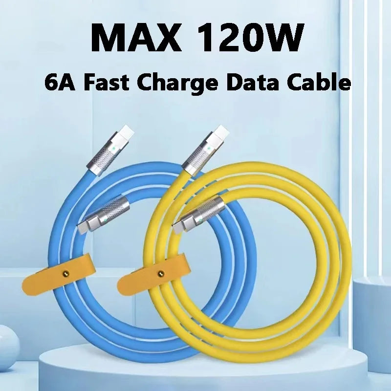 120W USB-C to USB-C Fast Charging Cable