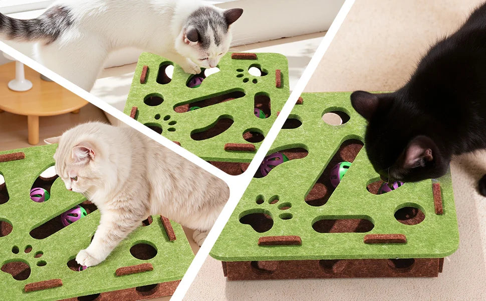 Interactive Cat Puzzle Maze Toy