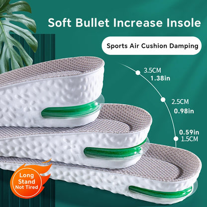 Orthopedic Height Increase Memory Foam Insoles