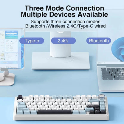 AULA F75 Tri-Mode Mechanical Gaming Keyboard