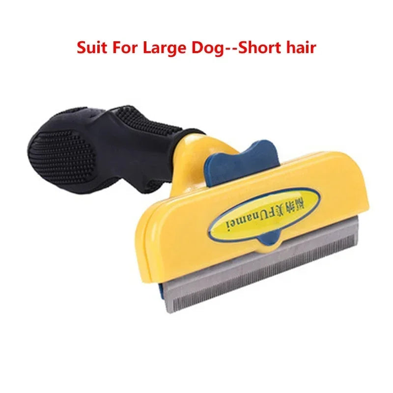 Pet Deshedding Grooming Comb for Cats & Dogs