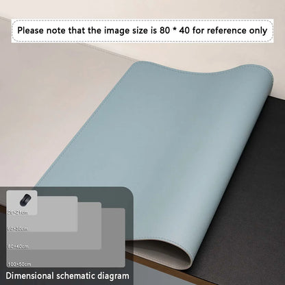 Large PU Leather Desk Mat & Mouse Pad