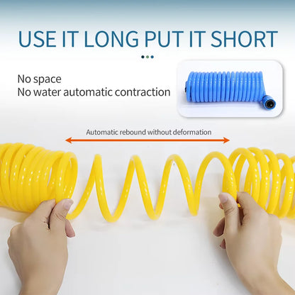 EVA Spiral Garden Water Hose for Watering & Car Washing