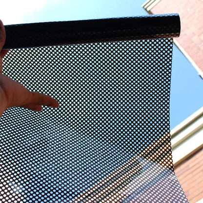 Self-Adhesive One Way Privacy Mesh Window Film