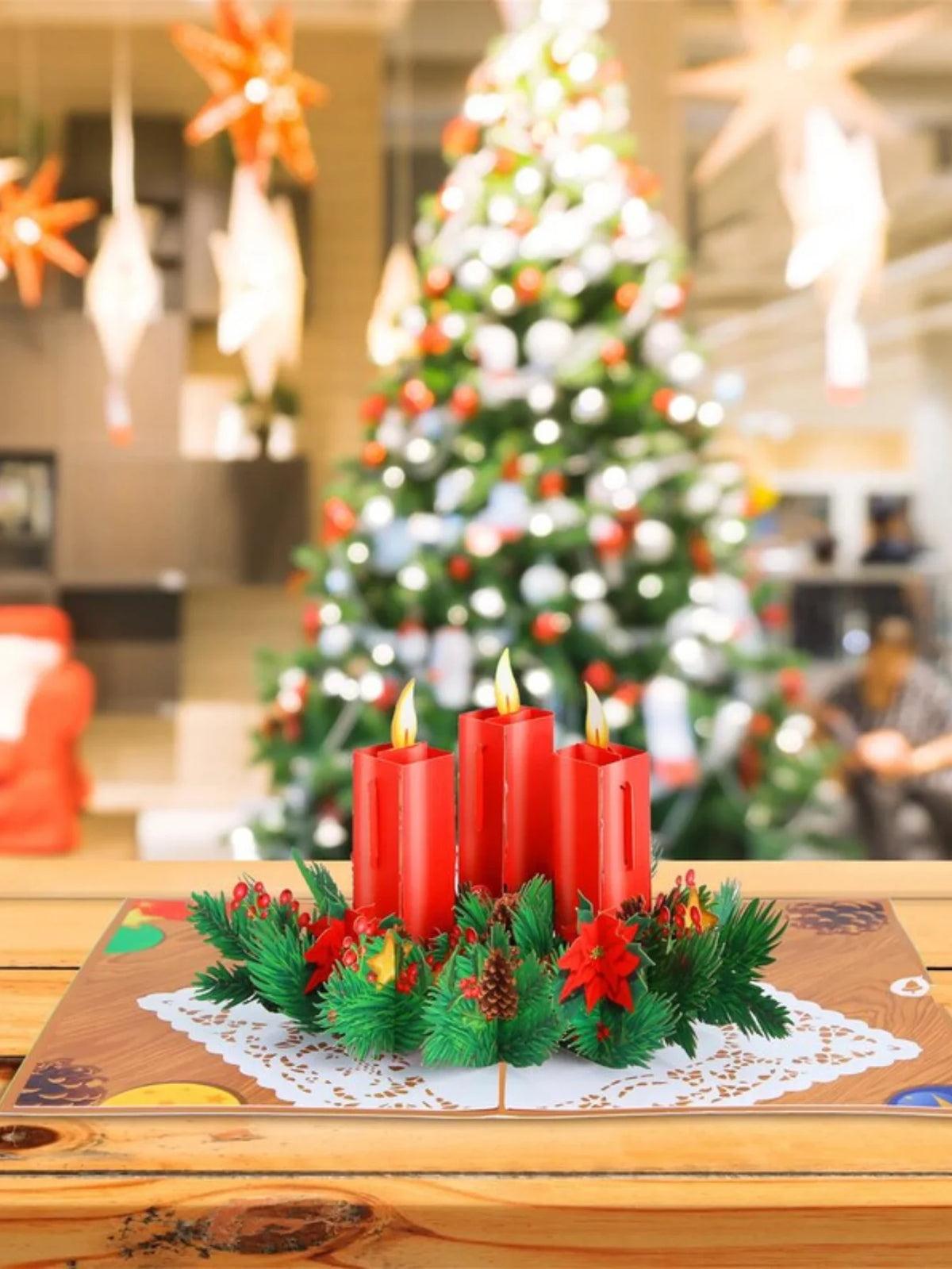 3D Pop-Up Snowman Christmas Card
