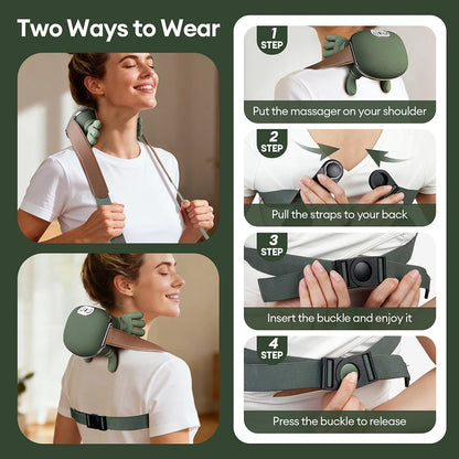 4D Wireless Neck & Shoulder Massager