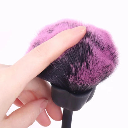 Rose-Shaped Nail Dust Cleaning Brush