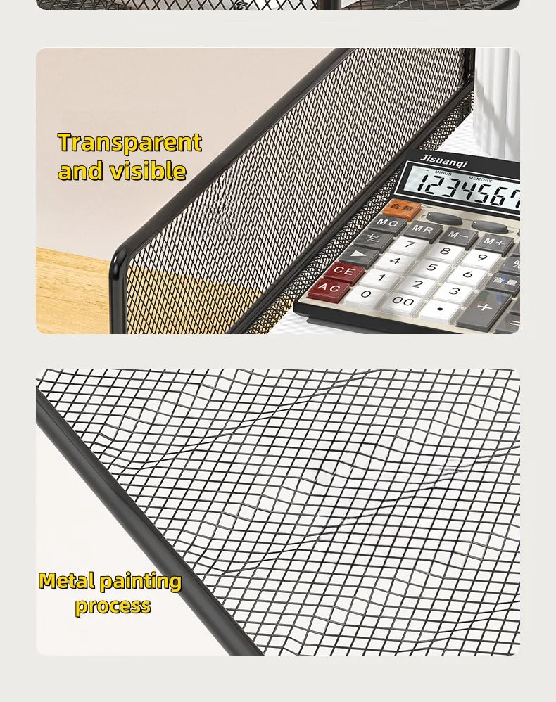 Office File Organizer Mesh Desktop Document Tray