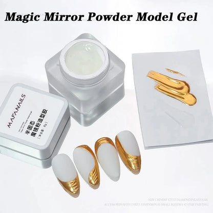 Mirror Chrome Nail Powder Pigment Set