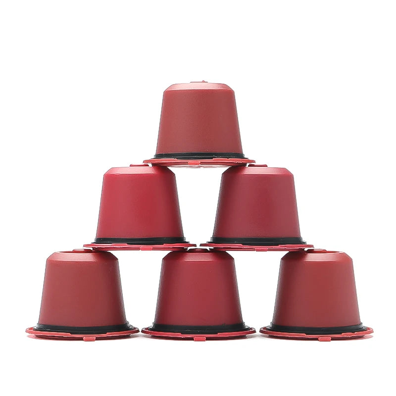 Refillable Nespresso-Compatible Coffee Pods with Reusable Filters & Accessories