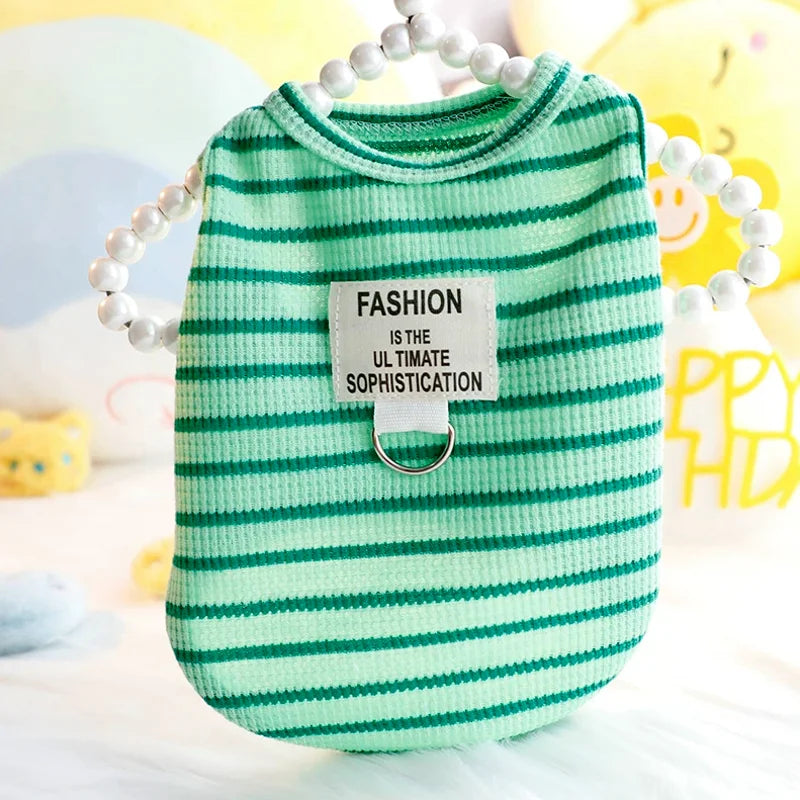 Striped Dog Vest