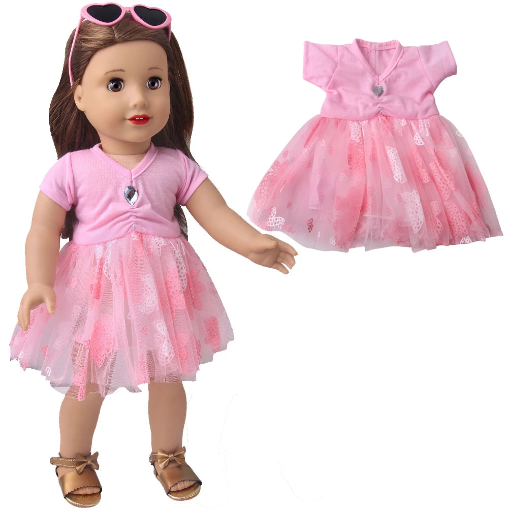 18 Inch  Baby Girl Doll Clothes