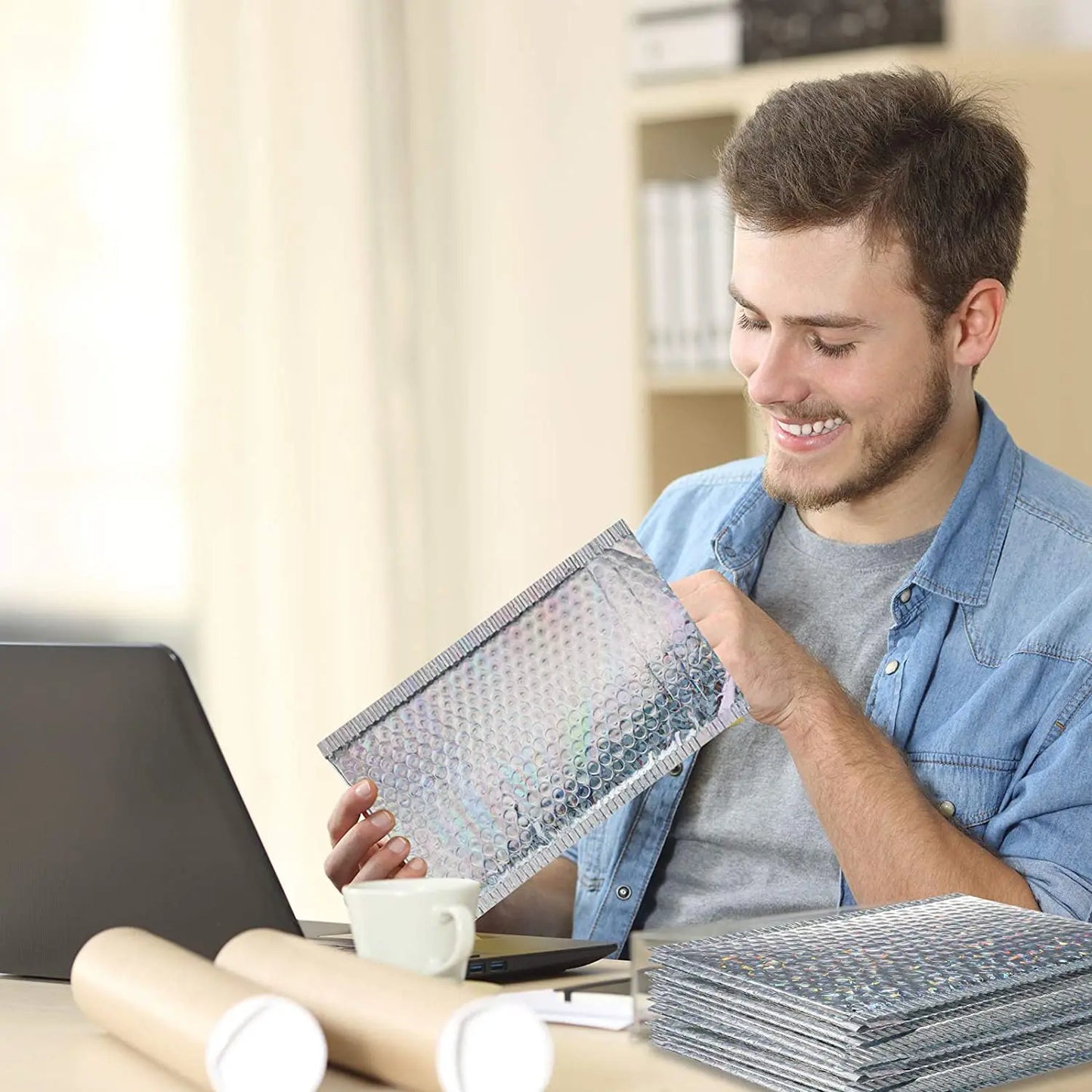 Holographic Bubble Mailers