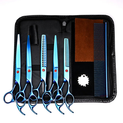 Professional 7 Inch Pet Grooming Scissors Kit