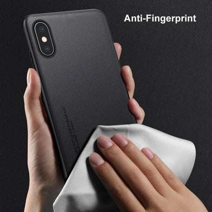 Premium PU Leather Shockproof Case for iPhone