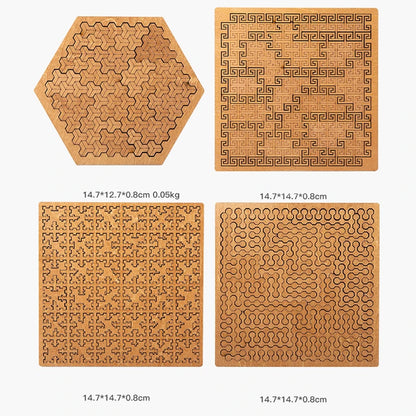 Impossible Wooden IQ Puzzle Game