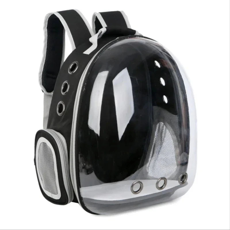 Transparent Space Capsule Pet Carrier Backpack – Portable Cat & Dog Bag