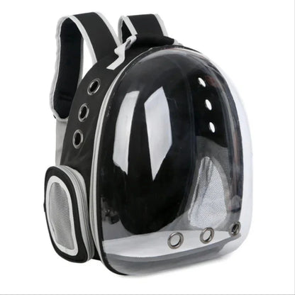Transparent Space Capsule Pet Carrier Backpack – Portable Cat & Dog Bag