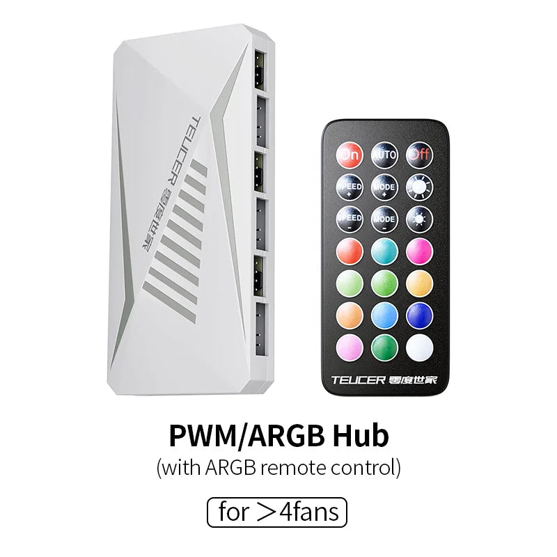 120mm ARGB Infinity Mirror Cooling Fan with PWM Control