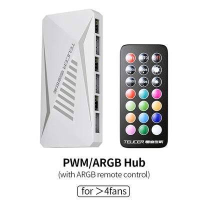 120mm ARGB Infinity Mirror Cooling Fan with PWM Control
