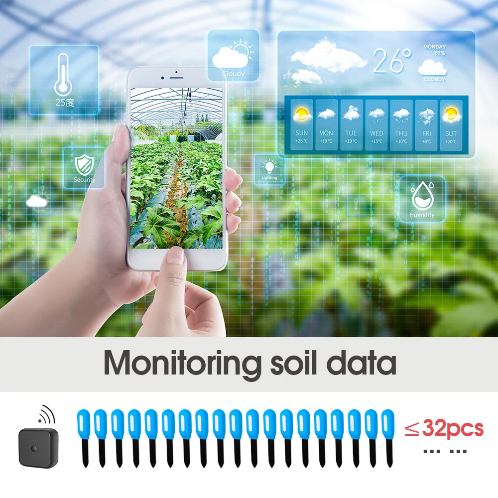 WiFi/Bluetooth Compatible Smart Soil Tester