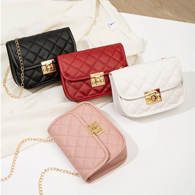 Quilted Chain Crossbody Bag