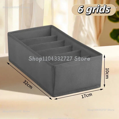 Foldable Underwear & Bra Drawer Organizer Storage Box