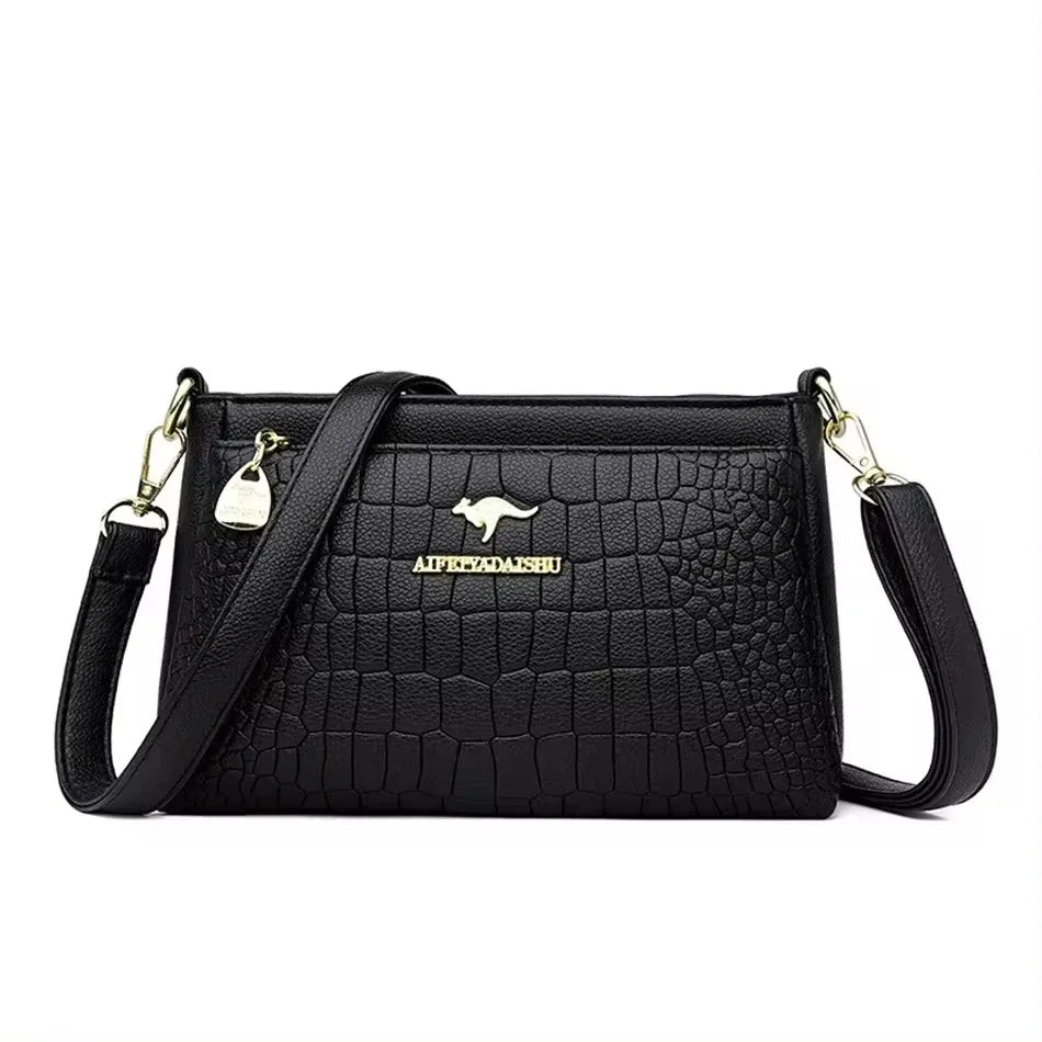 Large Capacity Women’s Leather Tote Handbag