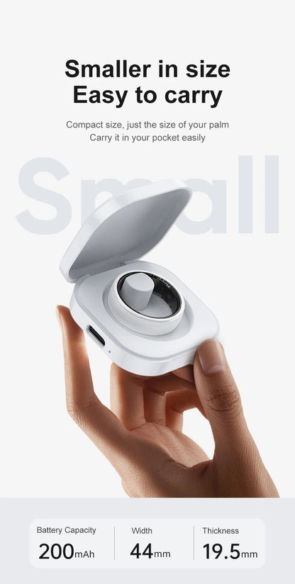 Smart Health Tracking Ring with Charging Case